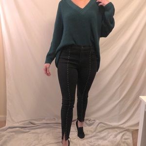 EXPRESS HIGHT RISE ANKLE LEGGING_Stretch